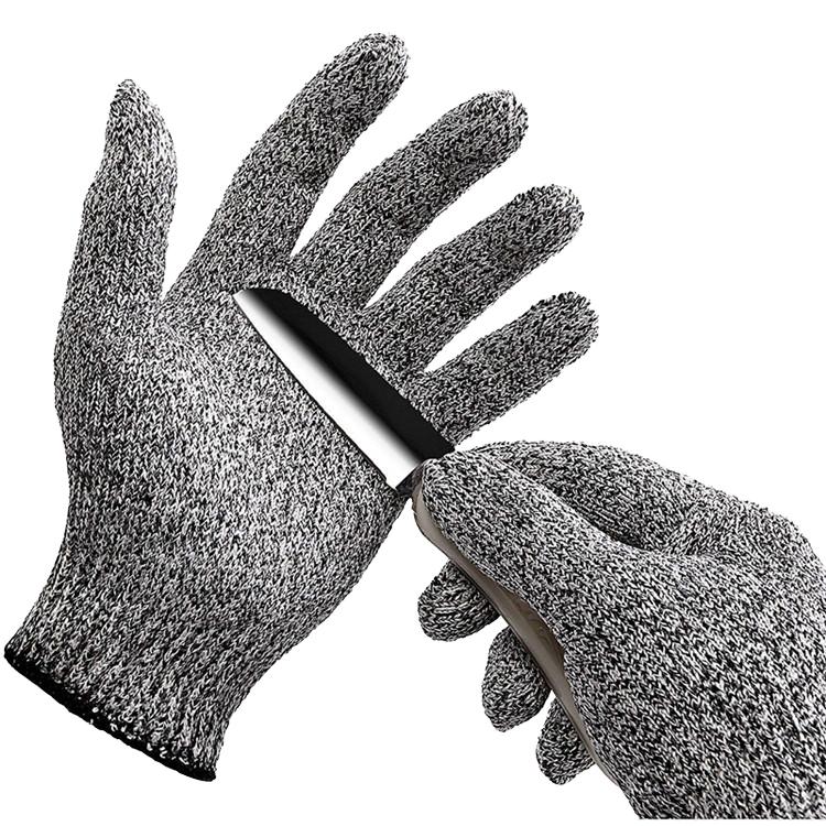 YOUGAIN Model 005 Level 5 Anti-Cutting HPPE Cut Resistant Breathable Tear-Resistant Textured Food Grade Safety Kitchen Gloves