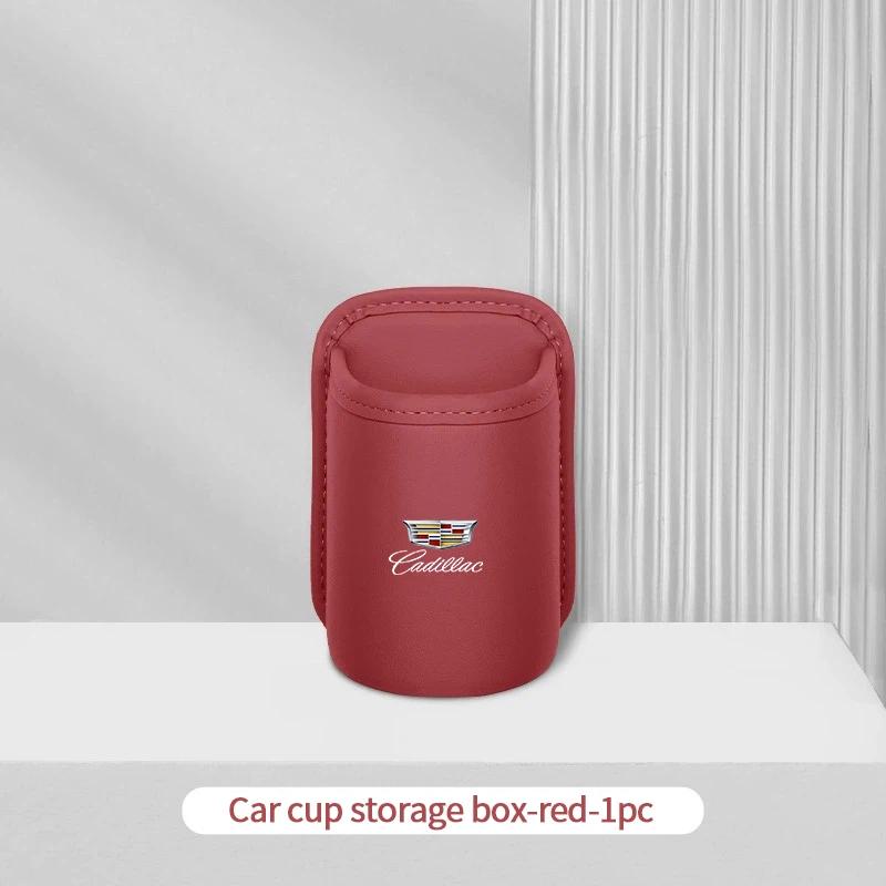 AABHP1 Car Logo Water Cup Holder Door Mounted Storage Box for Cadillac XT5 XT6 XTS ATS BLS CT4 CT5 SLS SRX CTS Escalade Accessories
