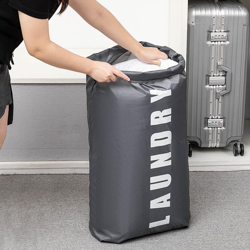 Водонепроницаемый мешок для стирки на шнурке большой вместимости для одежды и одеял