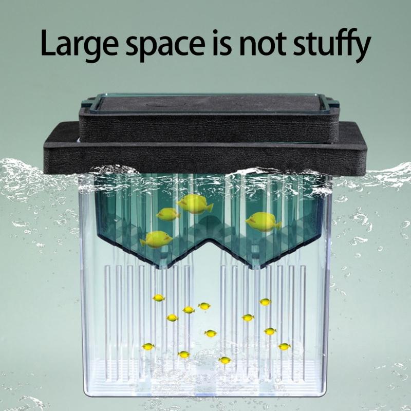 MultiPurpose Floating Hatchery Breeding Container For Water Plant Fish Eggs Clear Hatching Nursery Box Easy to Clean