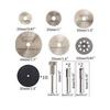 22-44mm 30/32/40Pcs Engraver Drill Mini Cutting Discs Kit Cutoff Saw Blade Tool