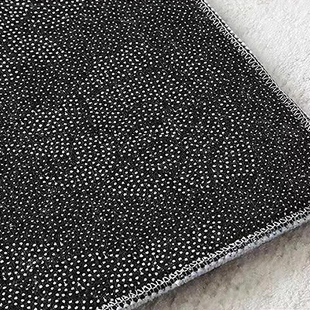 Halloween Imitation Cashmere Bat Doormat Gothic Welcome Mat Non-slip Doormat Home Decoration for Porch Bathroom Bedroom Entryway
