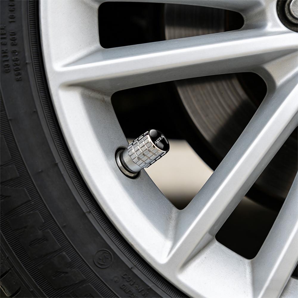 4Pcs Car Accessories Gear Wheel Tire Valve Caps Stem Cover Badge for Opel Astra H G Insignia Antara Ampera Mokka Zafira Corsa