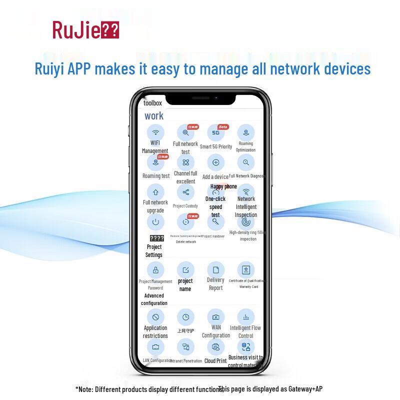 Ruijie RG-EAP212(грамм)V2 Двухдиапазонная потолочная беспроводная точка доступа Gigabit