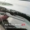 Для Tesla Model 3 Model Y 2024 2024 автомобильная дверная ручка накладка устойчивая к царапинам защитная наклейка аксессуары для модификации
