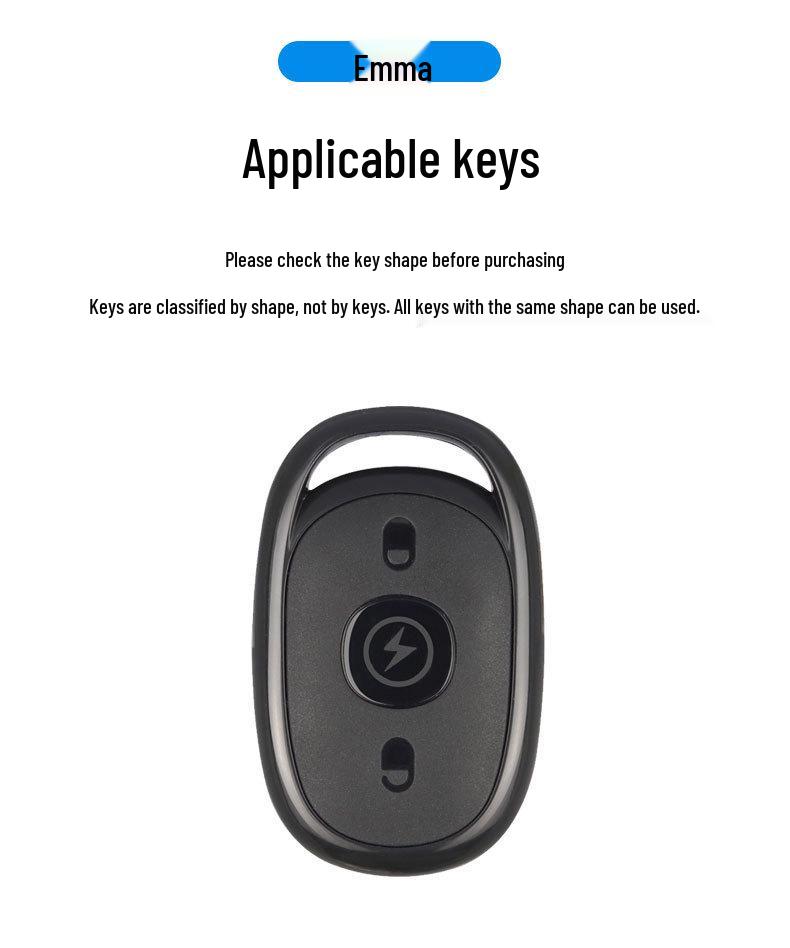 Compatible Key Case for Aima Luna, Metaverse Pro, Aiqi Mini, Sunny, Duole, and Star Han Electric Vehicles
