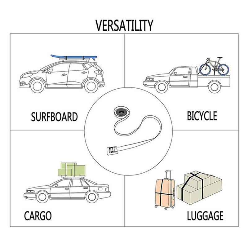 2 шт., натяжной шнур для багажника на крышу автомобиля, кулачковая пряжка, ремень, стяжной ремень, багажная сумка, быстросъемный крепежный инструмент для мотоцикла, каяка, велосипеда