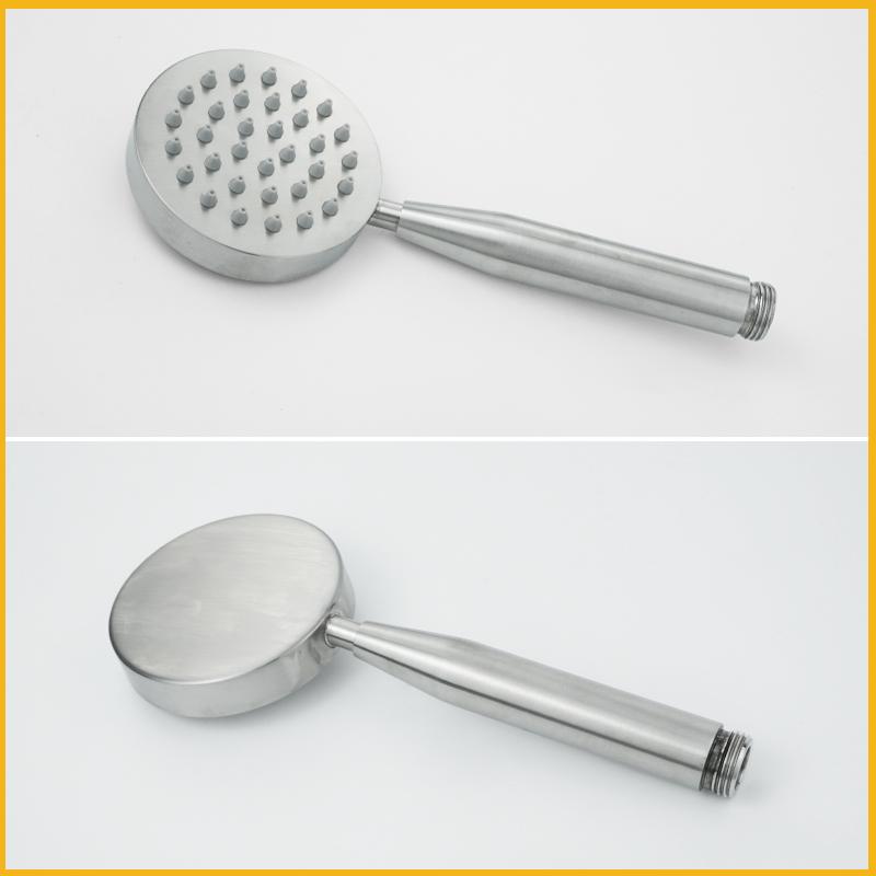 Ручная душевая лейка из матового золота с настенным креплением из латуни, ручной душ из нержавеющей стали, шланг 1,5 м, аксессуары для ванной комнаты