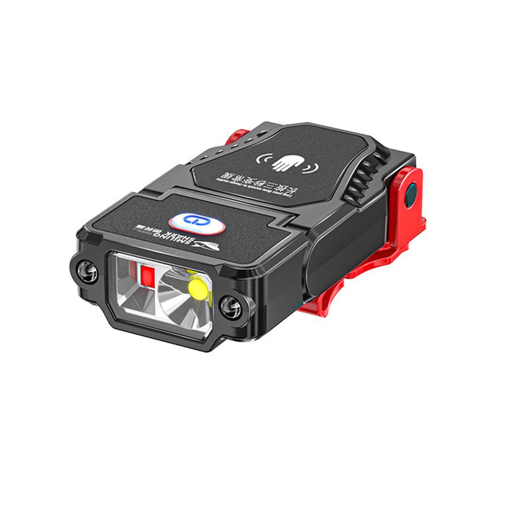 High-Performance LED Headlamp - Rechargeable, Waterproof, and Sensor-Activated for Camping, Fishing, and Emergency Use