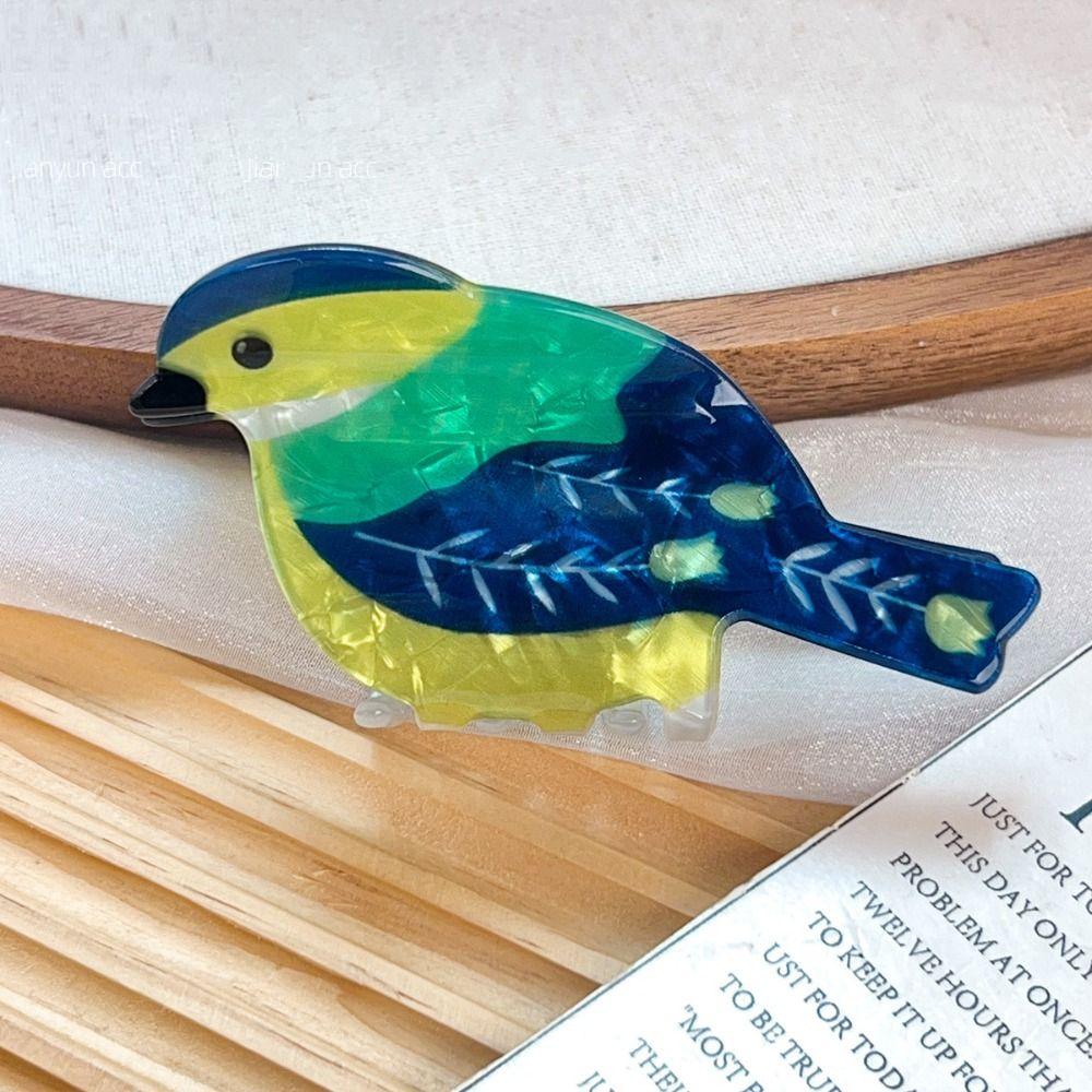 Headwear Acetate Hair Claw Creative Bird Shark Clip Creative Animal Hair Clip Girls