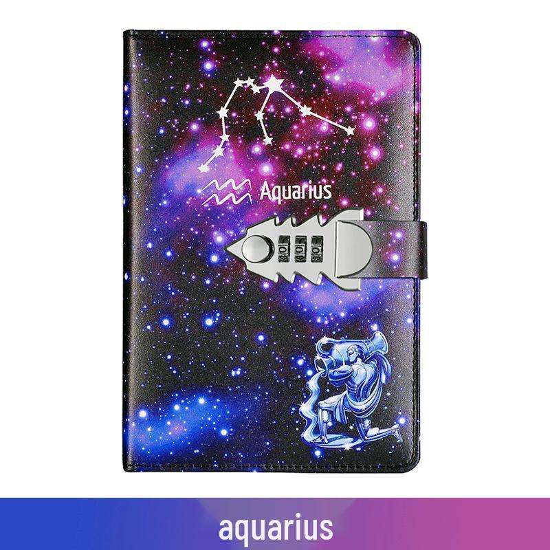 Минималистичный блокнот для паролей «Двенадцать созвездий» - Многофункциональный подарок для бизнеса и офиса