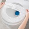 10/1PCS Disposable Toilet Seat Cover Double-layer Thick Non-woven Portable Travel Camp Hotel Bathroom Full Coverage Waterproof Toilet Cover