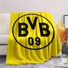 1 шт. Фланелевое одеяло с принтом BVB, Высокое качество, Для всех сезонов, Декор для дома, Тепло и уют, Идеально для рождественских подарков
