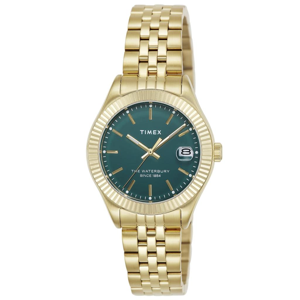 TIMEX Watch Waterbury Legacy 34mm TW2V31700 Green Dial Ladies Imported [TIMEX] [Regular Product] [Goods]