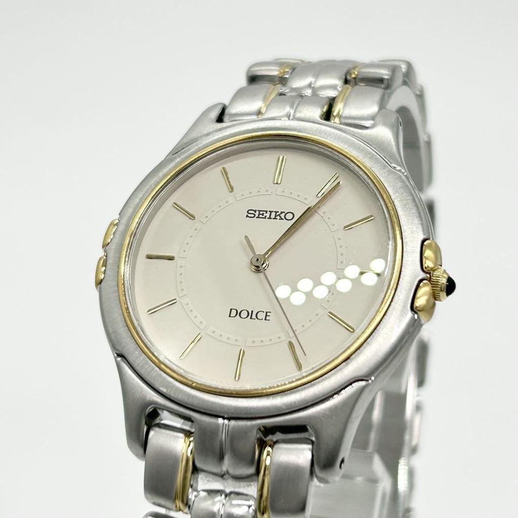 [USED] SEIKO DOLCE 8J41-6140 Quartz Wristwatch
