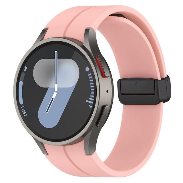 Ремешок для Samsung Watch 6 ремешок 7/4/5/5 Pro/4 6 classic 44мм 40мм Без зазоров Магнитный ремень Силиконовый браслет correa Galaxy Watch 7