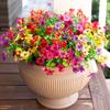 16Pcs Simulated Flowers Realistic Artificial Plants Home Decoration Faux Bouquet Indoor Outdoor Garden Balcony Terrace Decor