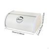Bread Box Container Roll Top Holder Bin Keeper for Table