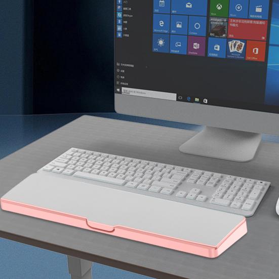 Эргономичная подставка для рук с отсеками для клавиатуры, нескользящая конструкция, многоцелевой настольный ящик для хранения