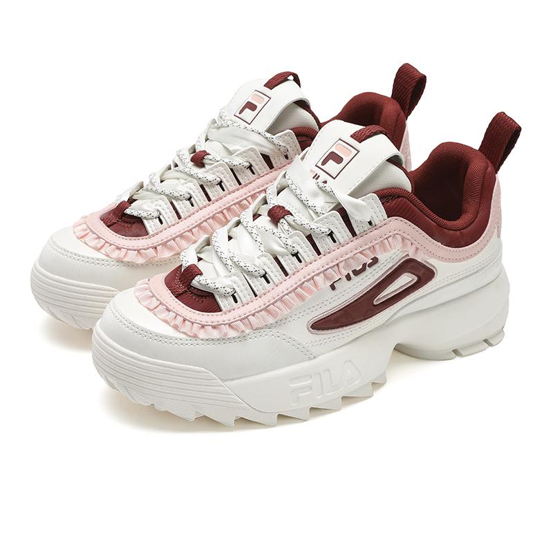 Fila Disruptor 2 Серия Ретро Универсальная Мода Спорт Удобная Амортизирующая Прочная Низкий Верх Повседневная Обувь для Образа Жизни Женские кроссовки F12W512135FSR