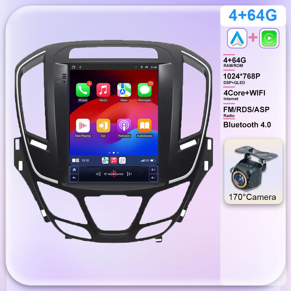 9,7-дюймовый автомобильный Android для Buick Lacrosse Vorstelijke 2014-2018 высокопроизводительный процессор HDR QLED экран авто радио 5G WIFI BT нет 2Din