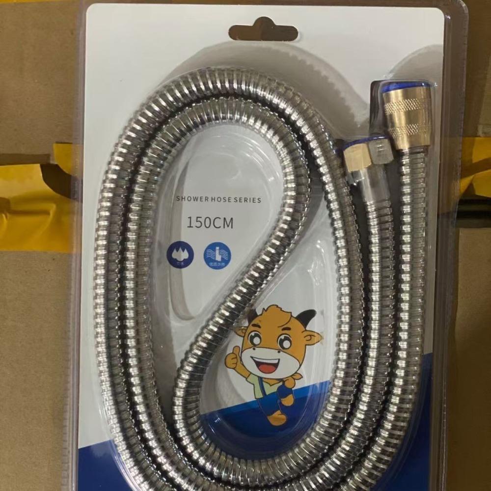 Reinforced Handheld Shower Head Hose Brass Nut Replacement Hose Universal Shower Hose Home Hotel