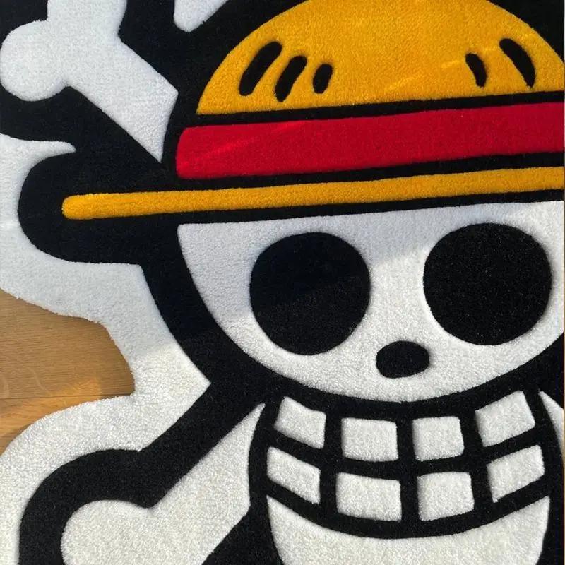 Ковер One Piece Аниме Постельное одеяло Напольный коврик Подушка для дивана Гостиная Спальня Кухня Ковер Подставка для ног Домашний декор Прочный подарок