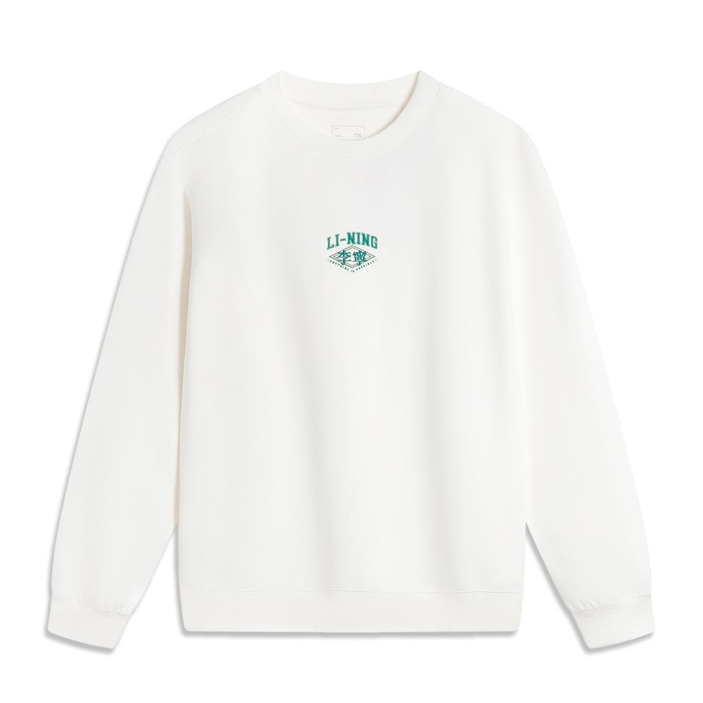 Li Ning Sports Life Collection Sweatshirt Men's Ivory AWDU609-1