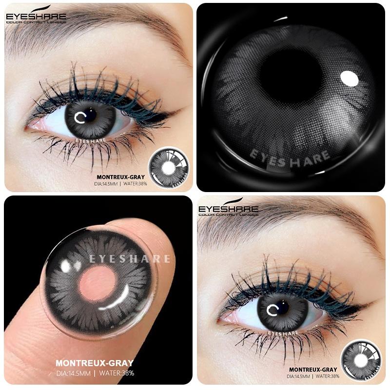 1 Pair Halloween Contact Lenses for Eyes Cosplay Lenses Anime Lenses Anime Accessories Lenses Black Lenses White Lenses