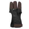 Archery Glove Finger Tab Accessories Three Finger Guard PU Leather Archery Gloves for Recurve