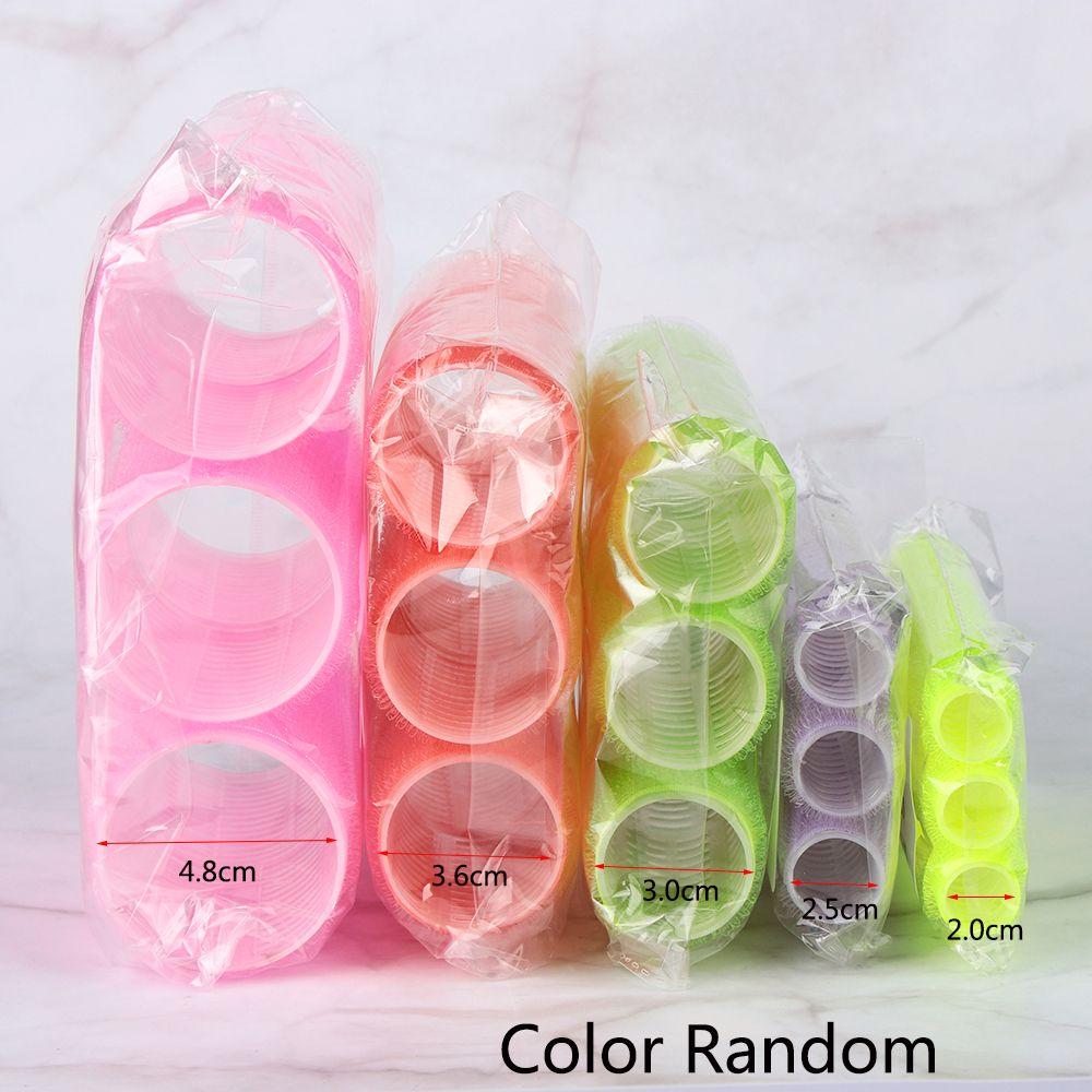 Pcs Random Color Hot Sale Full Size Professional Hairdressing Curlers Self Grip Hair Rollers Salon