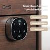 Code Lock Digital Zinc Alloy Code Combination Electronic Lock Battery Powered Punch Free Easy To Install Cabinet Password Safe Lock