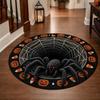 Soft Texture Halloween Floor Mat Ghost Pattern Ghost Decorative Carpet 3D Visual Rug  Living Room