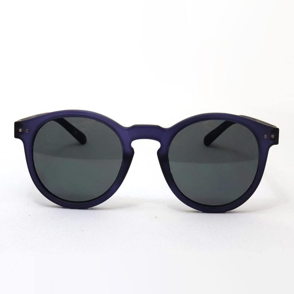 Солнцезащитные очки Круглые [Ijipiji] #M (Ночной синий/Серый)