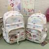 Schoolbag fashion polka dot cute backpack two-dimensional Japanese student schoolbag large capacity junior high school youth campus backpack
