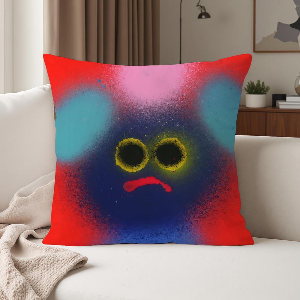 Trendy Graffiti Art JJon BBurgerman Pillow Case Suitable For Bedrooms Living Rooms Cars Home Decoration