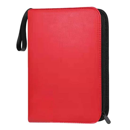 Держатель для карточек Game Collection Binder с большой вместимостью и несколькими отделениями, компактный дизайн, портативный органайзер для игровых карт с застежкой-молнией