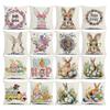 Popular Easter Cartoon Rabbit Sofa Cushion Cover for Home Decoration