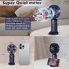 Rechargeable USB Handheld Portable Mini Fan with Foldable Cooling Fan 5 Speed for Students Car Office Desk Outdoor for Gift