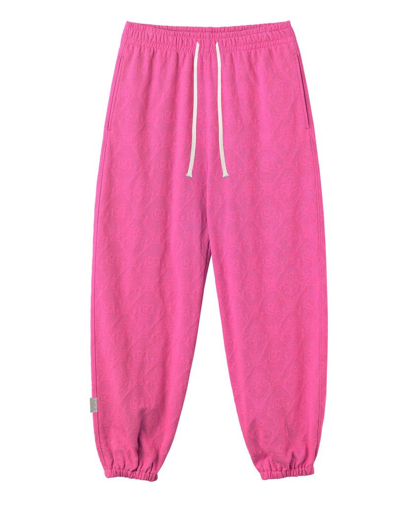 SCULPTOR Jacquard Flower Jogger Pants Acid Pink