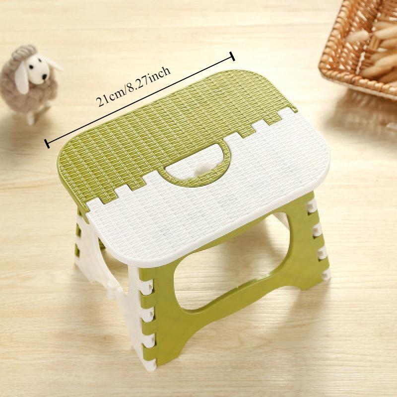 Пластиковый складной маленький табурет, портативный утолщенный бытовой компактный уличный скамейка для рыбалки, стул для лошади, легкий термоусадочный стул