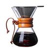 Coffee Server, Coffee Pot Drip Coffee Server, Handheld, 400ml, Heat-Resistant, Reusable Stainless Steel Filter, Non-Toxic, Tasteless, with Graduations