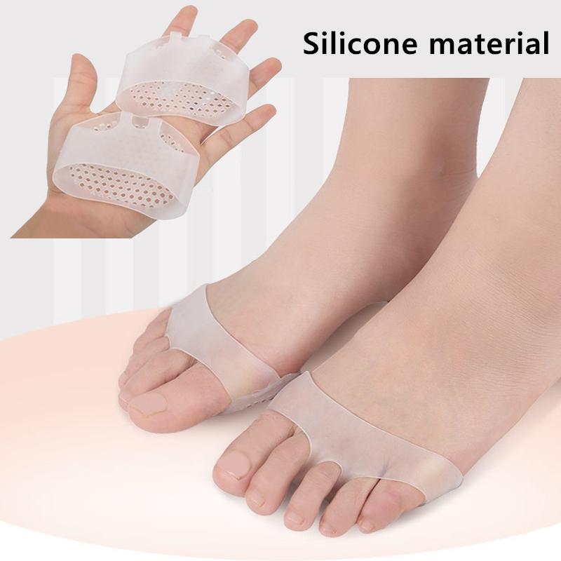 2PCS Silicone Gel Insoles Toe Separator Thumb Valgus Orthopaedic Foot Protector Bunion