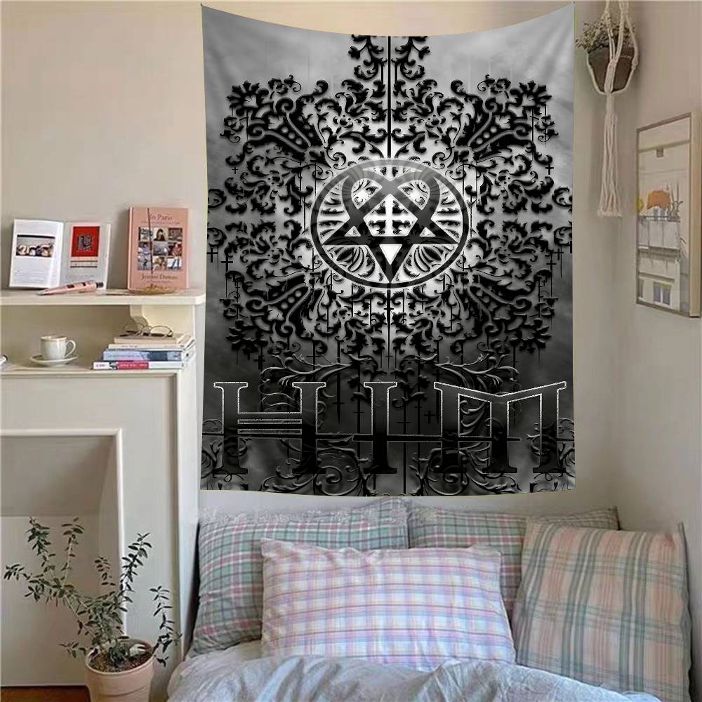 Rock HhIM Band Hanging Bohemian Tapestry Hanging Tarot Hippie Wall Rugs Dorm Japanese Tapestry