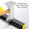 Graduated Scale Ceiling Leveling Ruler Magnetic Floor Tile Ruler Wall Lay Tool  Wall Tiling