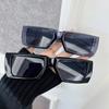 Квадратные винтажные солнцезащитные очки Женские Мужские Дизайнерские оправы Ретро Солнцезащитные очки Женские Мужские Зеркальные Для улицы Панк