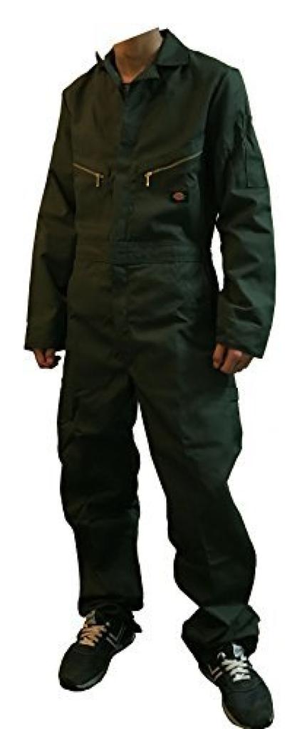 Dickies Long Sleeve Coveralls Olive Cash On Delivery "48799" Color Size Medium. Available.