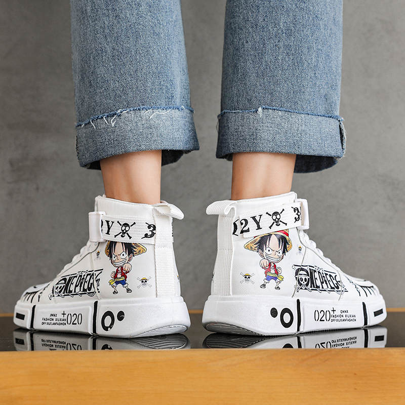 2024 кроссовки аниме граффити обувь для скейтборда повседневная обувь обувь для родителей и детей обувь для родителей и детей 31-44