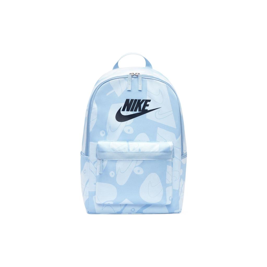 Nike Simple Fashion Logo Print Large Capacity Fabric Backpack Unisex Backpack Blue DQ5754-472