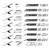 NEW Car Letters Trunk Badge Sticker For THE X1 E84 X2 F48 X3 E83 G01 F25 X4 F26 G02 X5 E53 F15 E70 X6 E71 X7 F16 Emblem